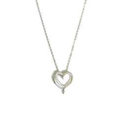 Collier Silver Rose