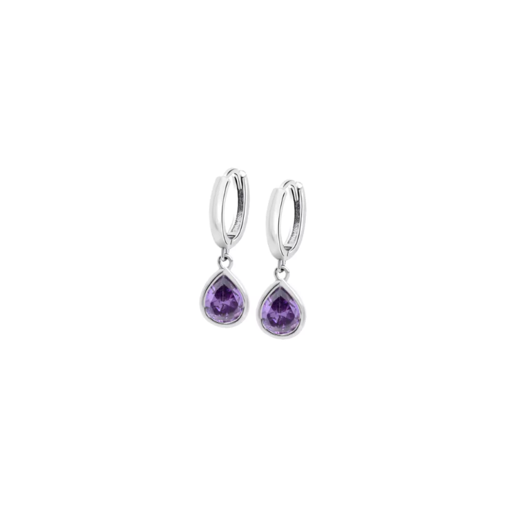 Boucles d'oreilles Lotus Silver