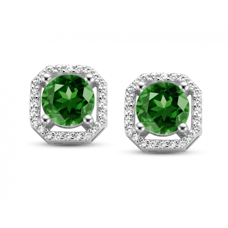 Boucles d'oreilles Silver Rose