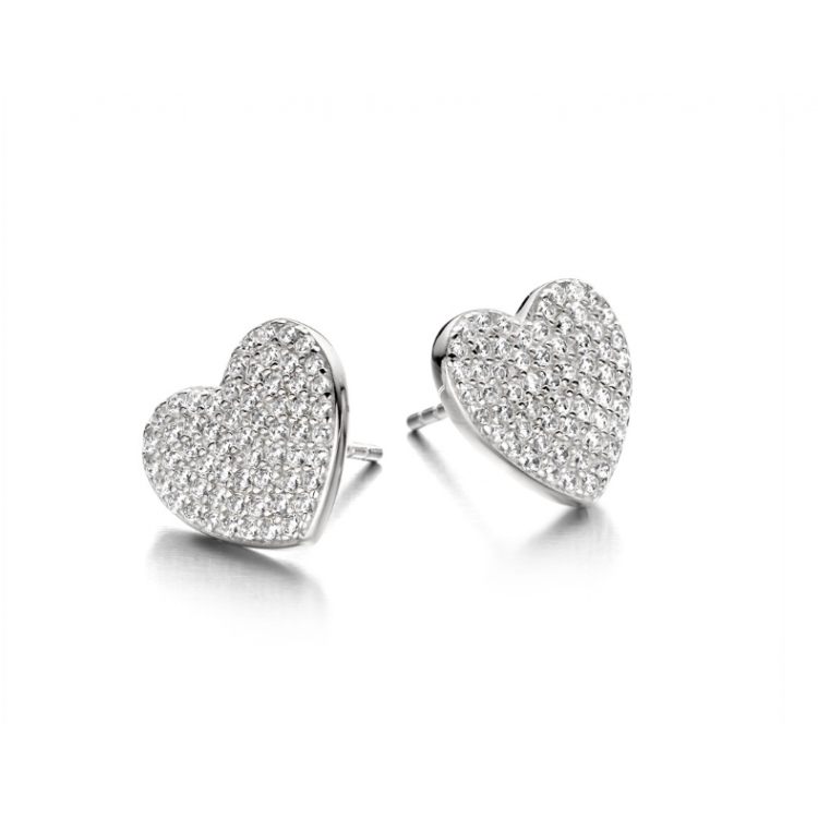 Boucles d'oreilles Silver Rose