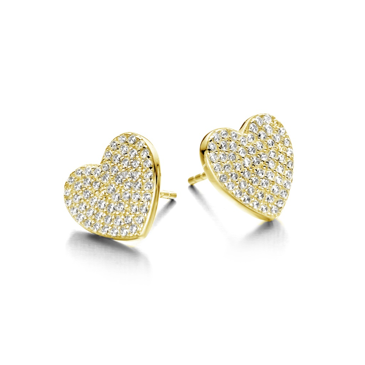 Boucles d'oreilles Silver Rose