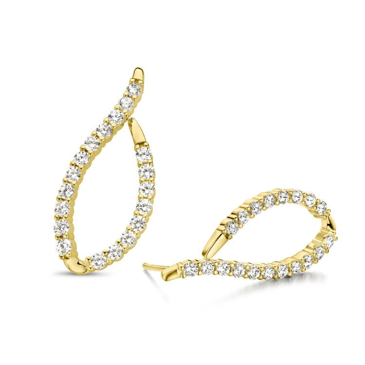 Boucles d'oreilles Silver Rose