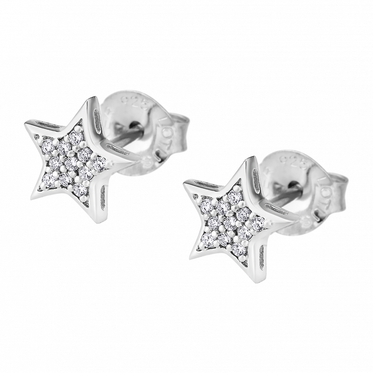 Boucles d'oreilles Lotus Silver