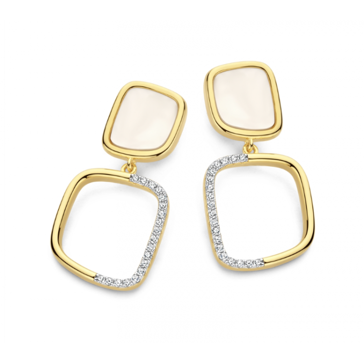 Boucles d'oreilles Silver Rose