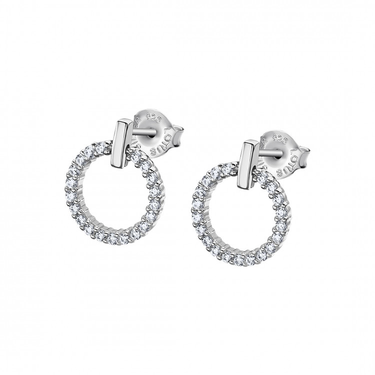 Boucles d'oreilles Lotus Silver