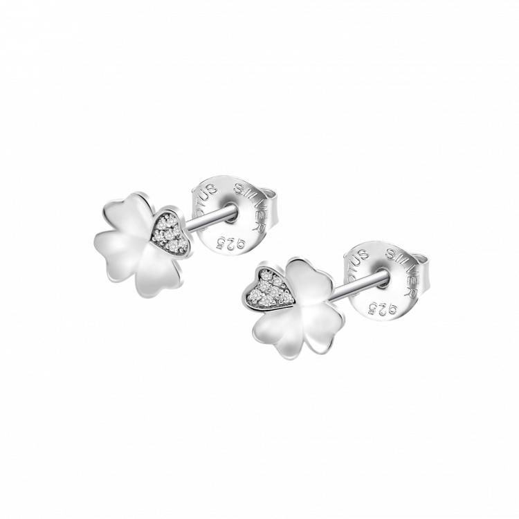 Boucles d'oreilles Lotus Silver