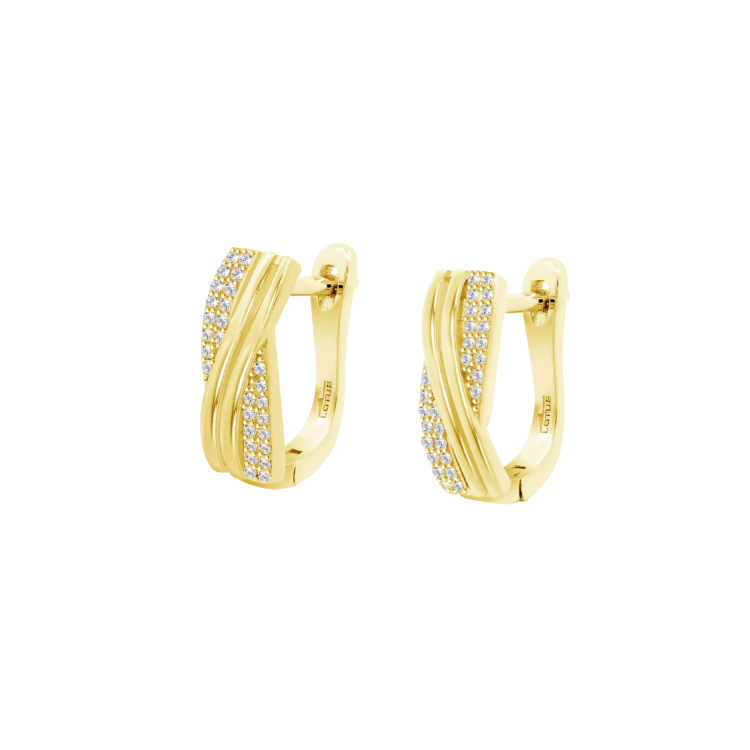 Boucles d'oreilles Lotus Silver