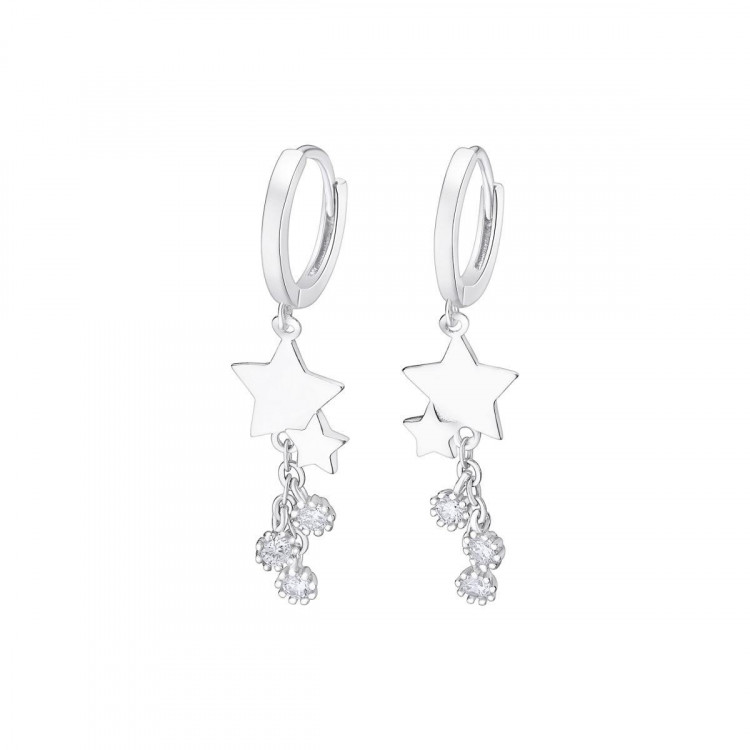 Boucles d'oreilles Lotus Silver