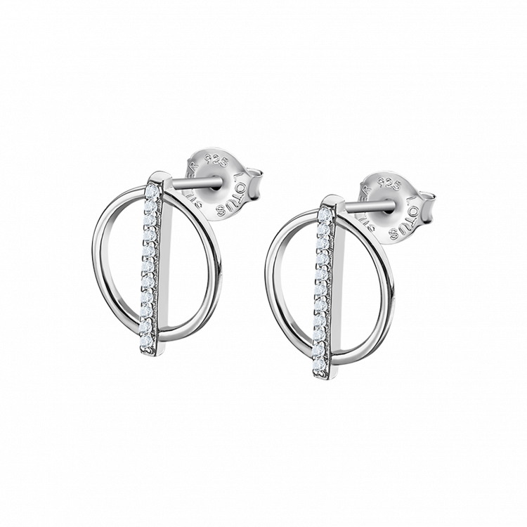 Boucles d'oreilles Lotus Silver