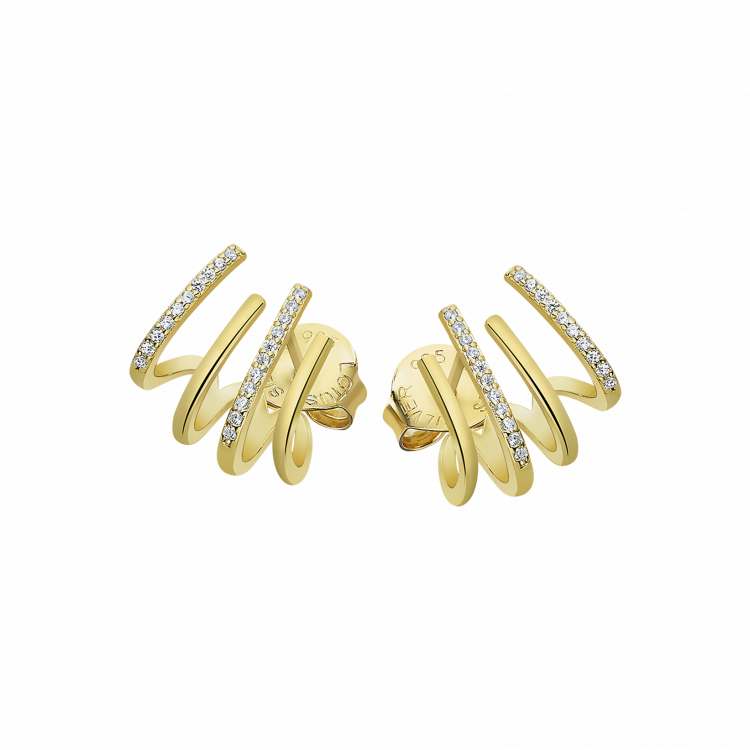 Boucles d'oreilles Lotus Silver