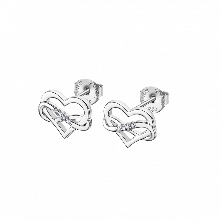 Boucles d'oreilles Lotus Silver