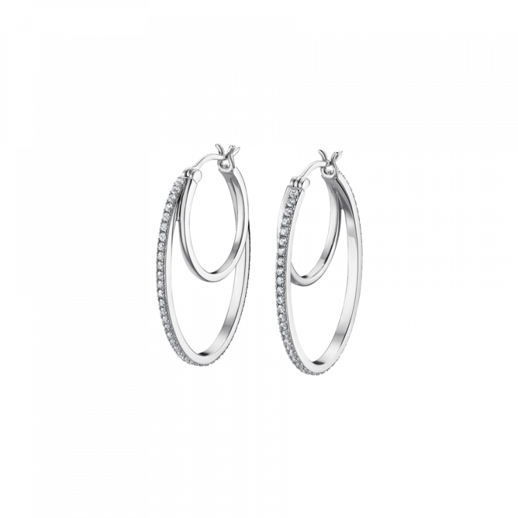Boucles d'oreilles Lotus Silver