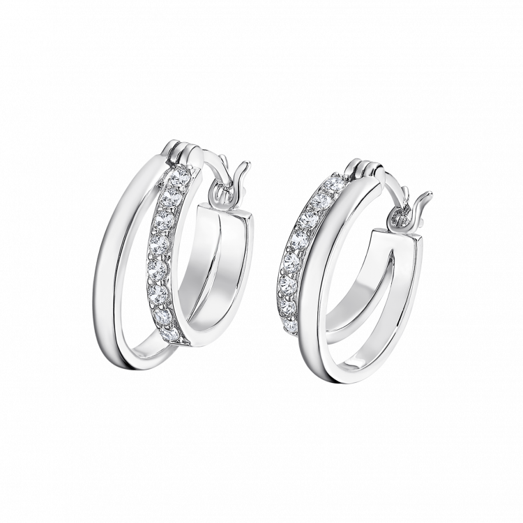 Boucles d'oreilles Lotus Silver