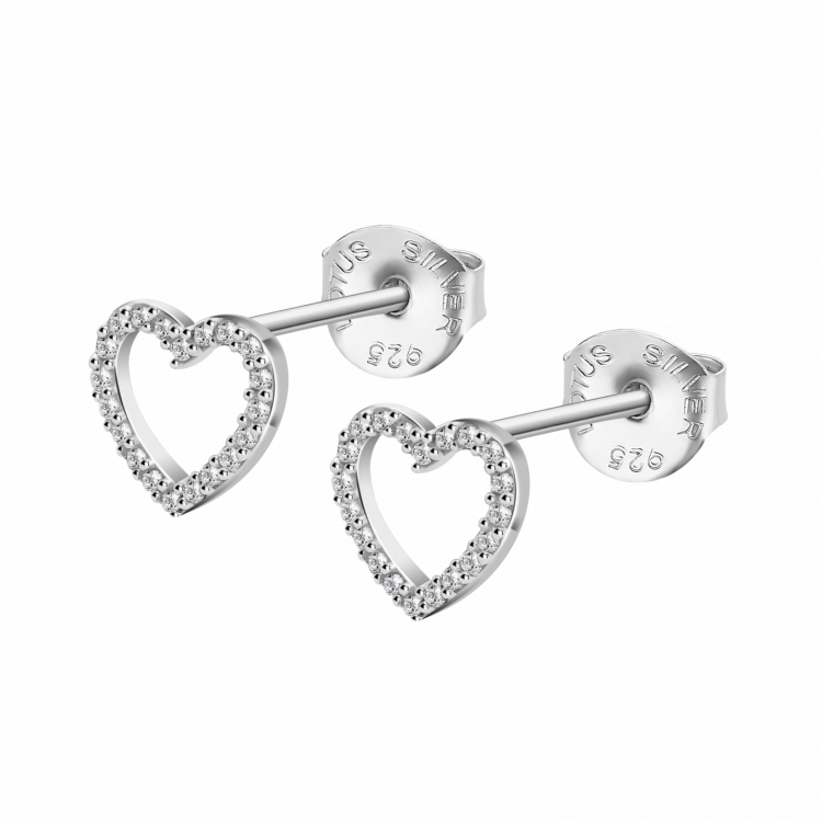 Boucles d'oreilles Lotus Silver