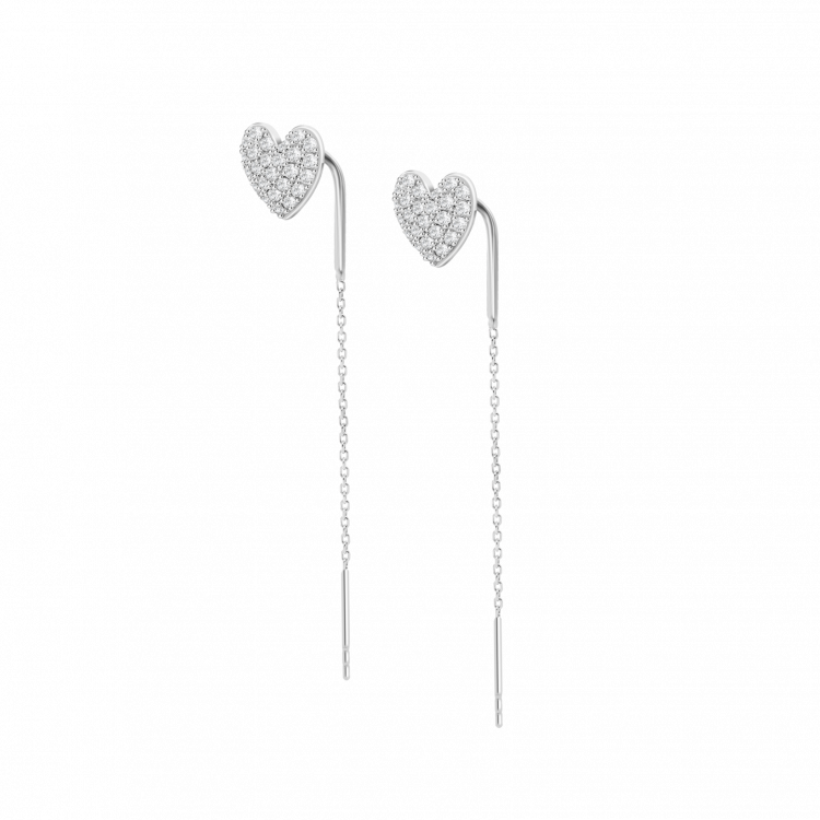 Boucles d'oreilles Lotus Silver