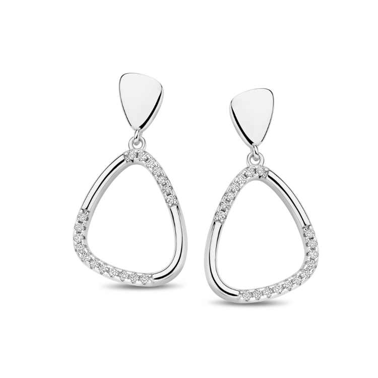 Boucles d'oreilles Silver Rose