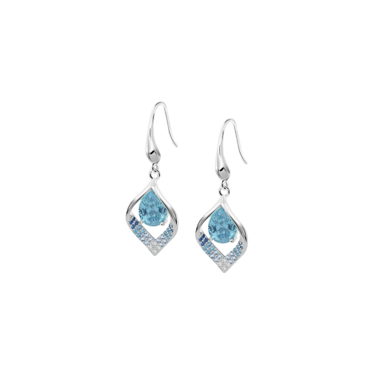 Boucles d'oreilles Lotus Silver