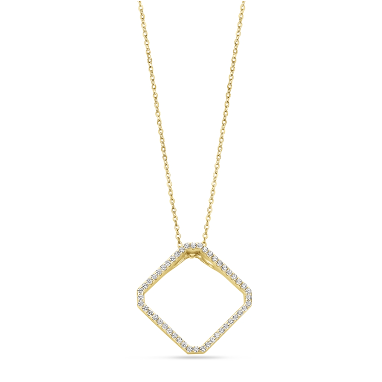 Collier Silver Rose