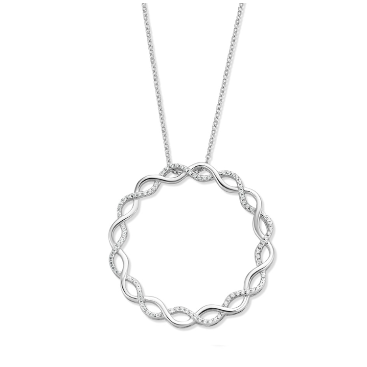 Collier Silver Rose