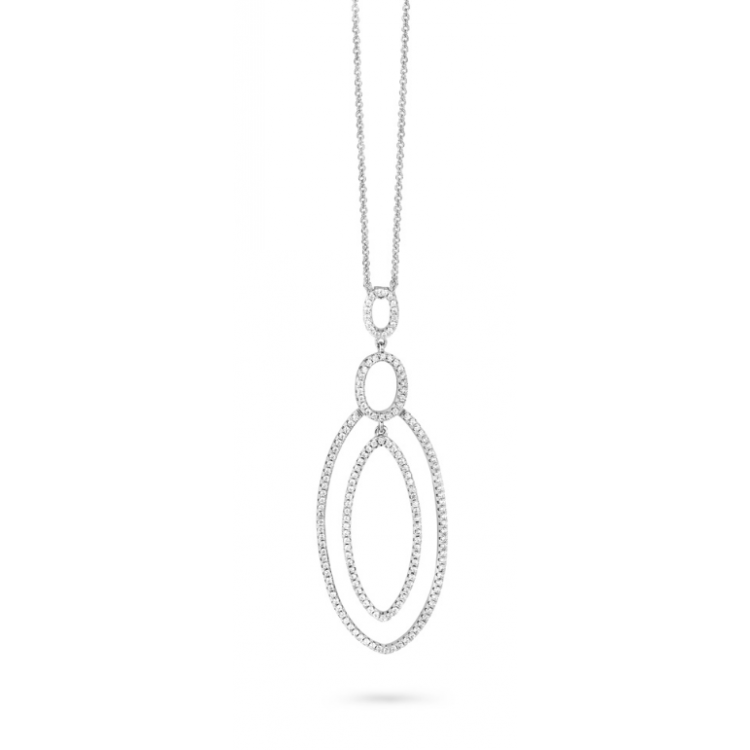 Collier Silver Rose