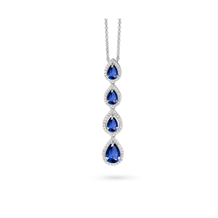Collier Silver Rose