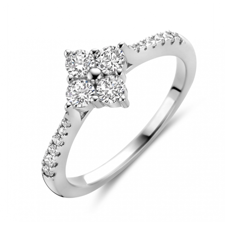 Bague Silver Rose