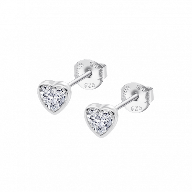 Boucles d'oreilles Lotus Silver