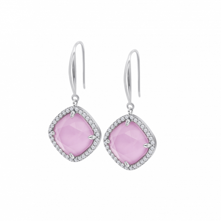 Boucles d'oreilles Lotus Silver