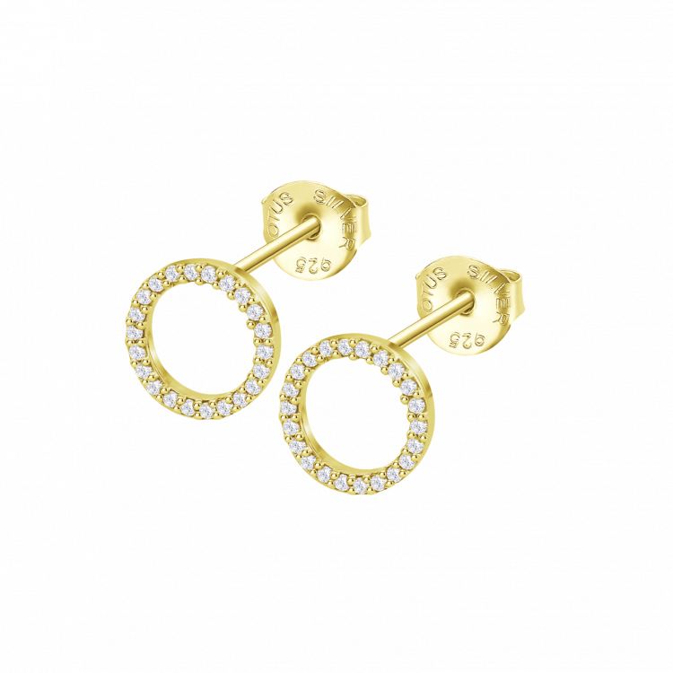 Boucles d'oreilles Lotus Silver