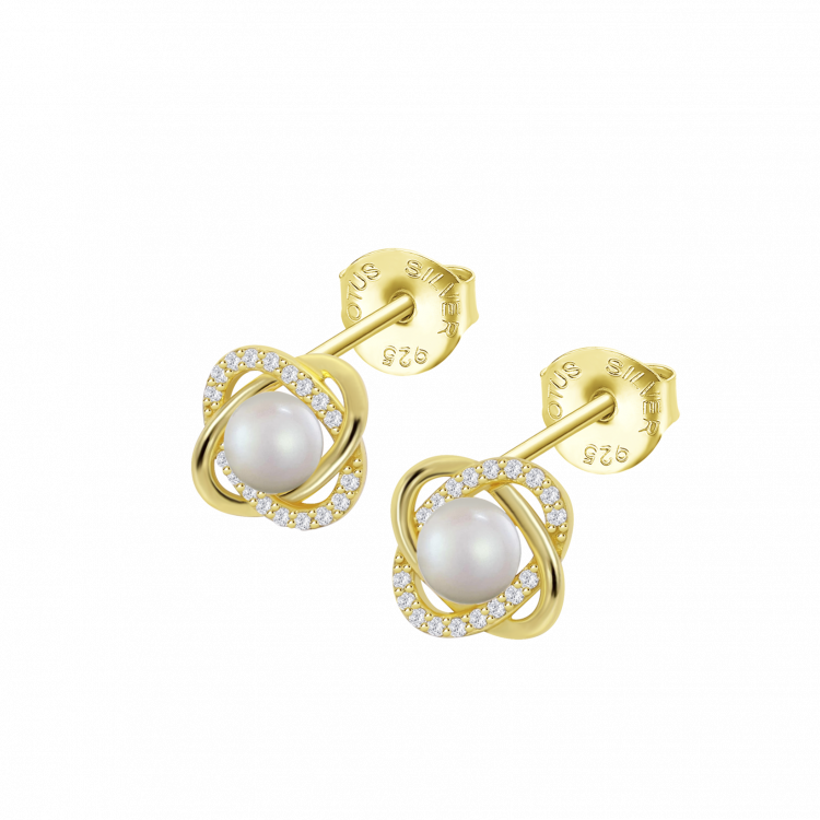 Boucles d'oreilles Lotus Silver