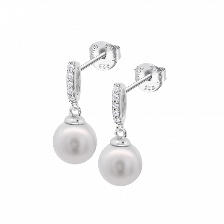 Boucles d'oreilles Lotus Silver