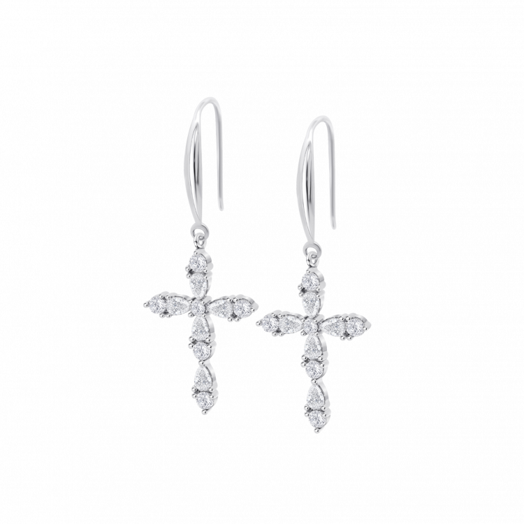 Boucles d'oreilles Lotus Silver