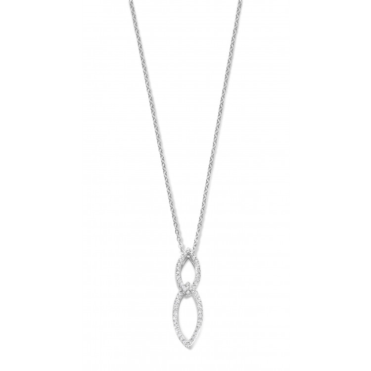 Collier Silver Rose