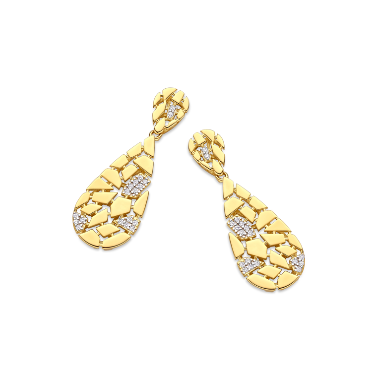 Boucles d'oreilles Silver Rose