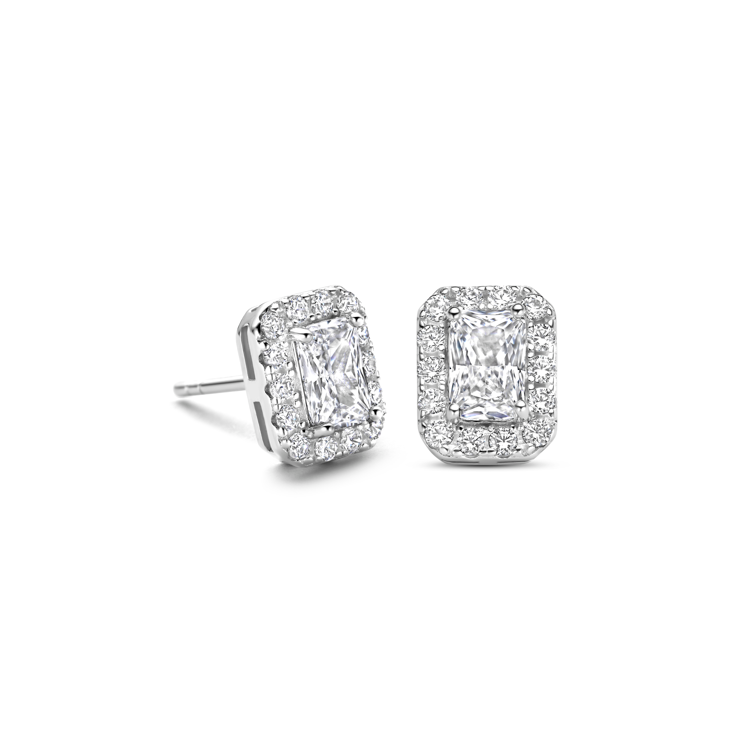 Boucles d'oreilles Silver Rose