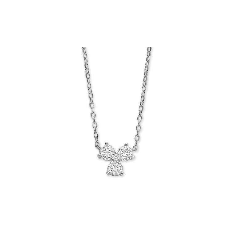 Collier Silver Rose