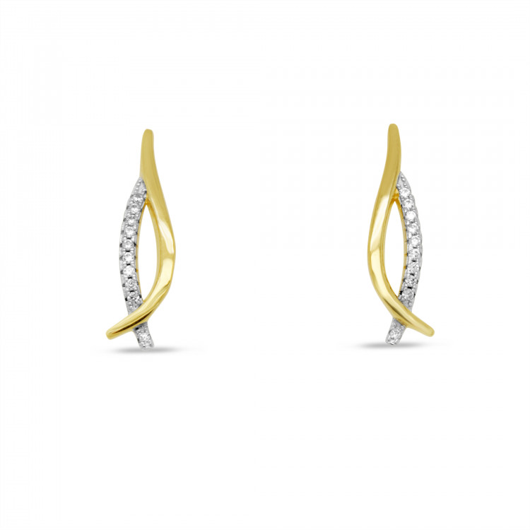 Boucles d'oreilles Silver Rose