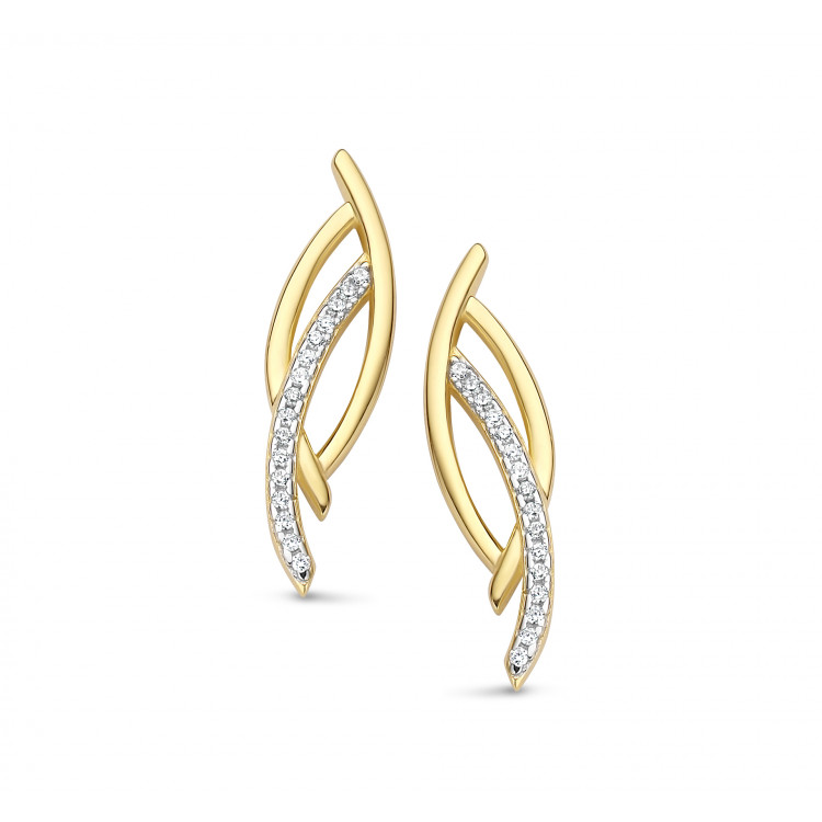 Boucles d'oreilles Silver Rose