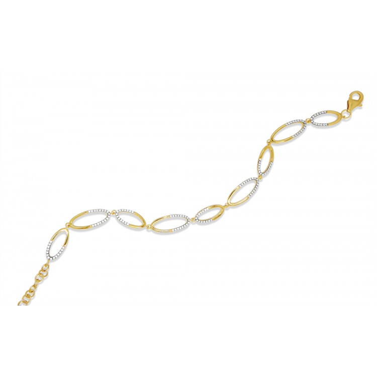 Bracelet Silver Rose