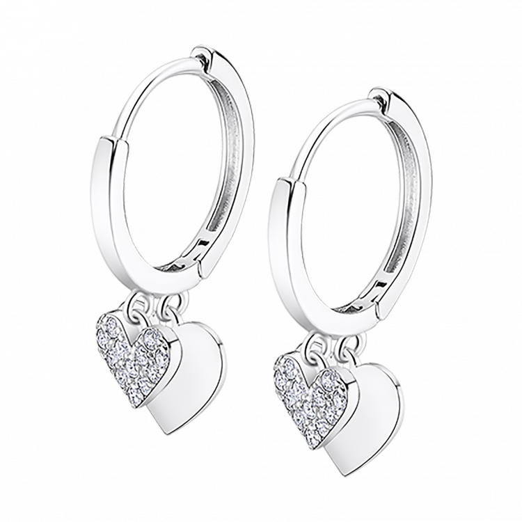 Boucles d'oreilles Lotus Silver