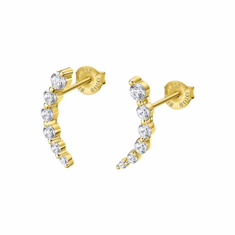 Boucles d'oreilles Lotus Silver