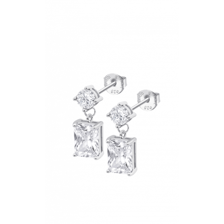 Boucles d'oreilles Lotus Silver