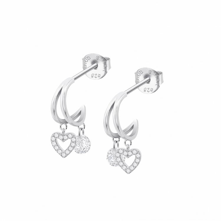 Boucles d'oreilles Lotus Silver