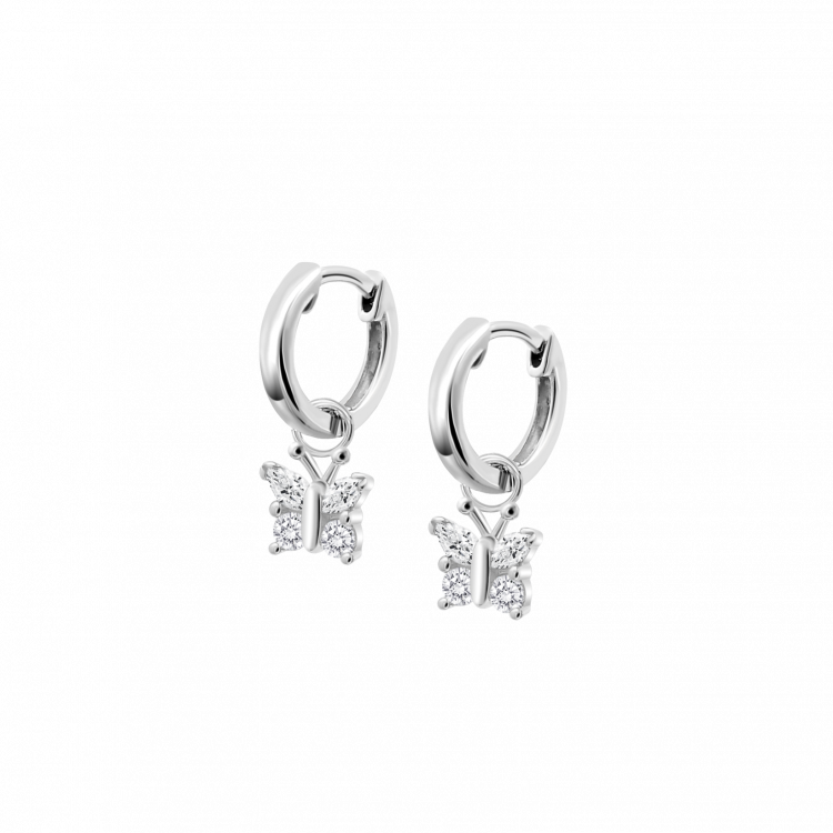 Boucles d'oreilles Lotus Silver