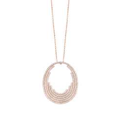 Collier Silver Rose