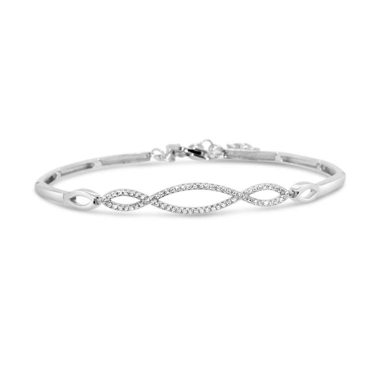 Bracelet Silver Rose