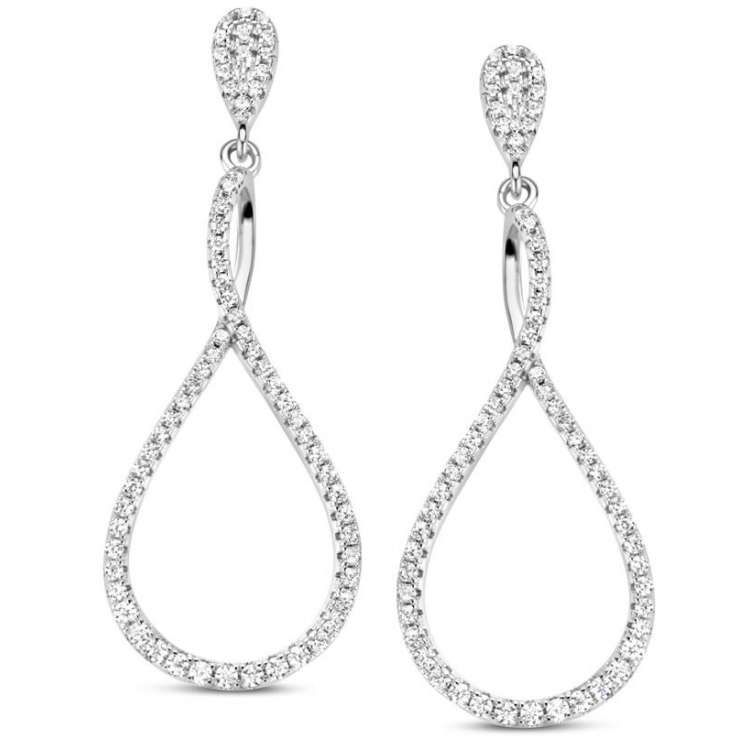 Boucles d'oreilles Silver Rose