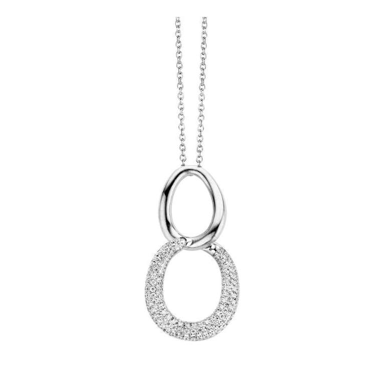 Collier Silver Rose