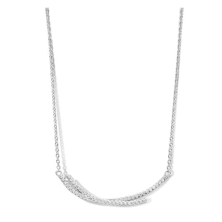 Collier Silver Rose