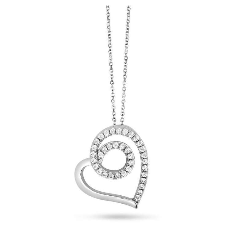 Collier Silver Rose